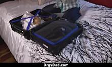 Step daughter tempts her hot father-in-law with taboo blowjob pov