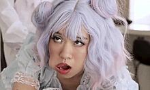 Petite Asian Teen Sucks Big Cock And Gets Fucked