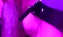 Intense Emotions As Teen Sucks Big Black Cock Upside Down On Floor