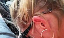 Watch Her Give Nude Blowjob Outdoors In Public!