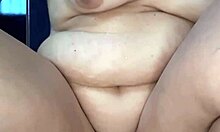 the blonde slut rams deep into the tight asshole with a big ass toy