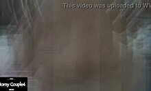 Mexican milf rides cock in cowgirl position, moaning loudly during intense anal assfucking with her amateur couple partner