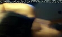 spanish milf sucking cock at the party, getting creampied