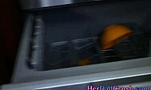 Blonde stepteen 18+ sucking monster cock in HD 😈