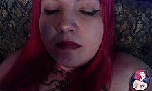 messy blowjob with big dildo leaves her face covered in spit and cum, feeling overwhelmed by the size