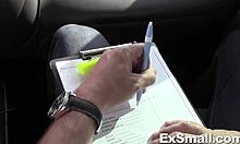 petite brunette teen sucks cock and gets fucked