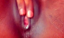 Horny African MILF dominates cuckold roleplay with husband