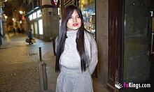 Sofia Mayers Shows Big Tits and Deepthroat on Street Porn Debut