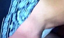 Amateur teen lies face down