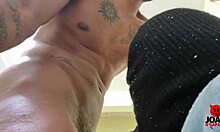 Big-ass whore takes monster cock doggy on sofa