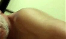 Mature amateur records bull cumming in her mouth during homemade blowjob
