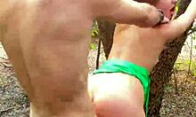 blonde gets fucked in park