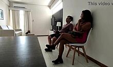 Why does this blonde suck my dick in panties?