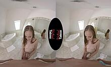 virtual taboo with new teen maid giving handjob and blowjob to group 😏