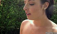 girls hosing down pussies in dorm