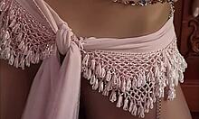 teen katie fey poses topless by door