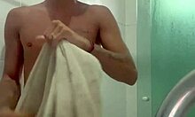 hey, check out this well-endowed carioca twink in the shower getting deepthroat action with a latina in a threesome 😏