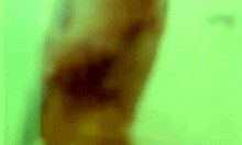 hey, check out this well-endowed carioca twink in the shower getting deepthroat action with a latina in a threesome 😏