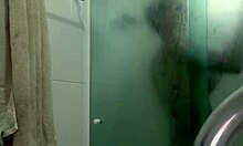 hey, check out this well-endowed carioca twink in the shower getting deepthroat action with a latina in a threesome 😏