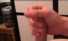 normal teen 18+ wanks cock and cums jizz