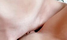 kay lovely and mae milano engage in busty brunette scissoring and fucking