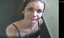 ugly pregnant bitch gives outdoor blowjob