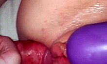 Using A Vibrator While Getting Fucked In The Ass