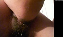 fucking my girlfriend hard with her hairy beaver