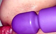 Using A Vibrator While Getting Fucked In The Ass