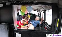 Does this cute girl in costume like driver's cock in her pussy?