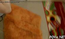 Rock Hard Dude Nails Wet Pussy With 10-Pounder In POV Competition. Jizz Contest Heats Up.