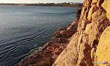 echtes reifes deutsches paar pisst und fickt am strand im urlaub 😏