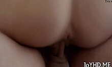 young slut bent over for hard doggystyle pounding and creamy finish