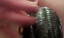 Amateur Solo Teases Huge Dildos in Ass