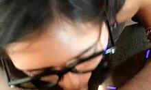 barely legal latina messy blowjob