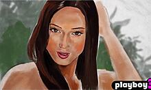 Petite Teen Model Alexandra Young Rips Clothes to Reveal Tits