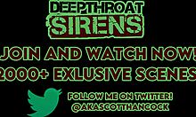 Arya fae deepthroats huge cock in pov delightfully