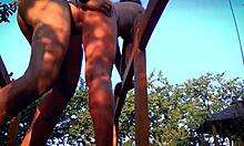 i fucked that big ass milf outdoors and came on her feet, but i mean it was so intense and natural