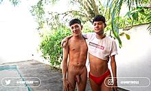 Menzorra Plays Hard in the Backroom Bareback Game