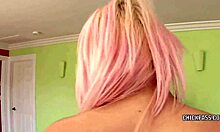 blonde chloe's twat banged in group 😈