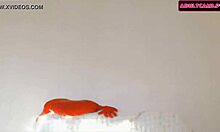 Excited Dancer Reveals Big Tits On Webcam Casting