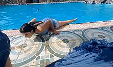 Emo Babe Sucks While Friend Waits Outside.