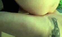 little mama takes long hard uncut cock in her ass doggystyle, cumming on her ass