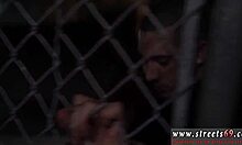 Anya Olsen's rough outdoor bondage quickie: bound and fucked in public HD