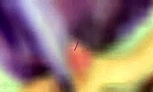 Blonde babe gives blowjob and handjob in clothing store, risking public exposure