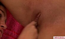 i lick her brunette pussy so good