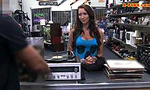 Busty Woman Drilled Hard at Pawnshop on Hidden Cam
