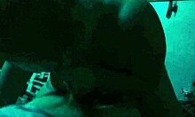 blonde amateur wife giving oral to husband in homemade setting