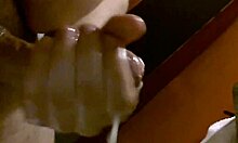 Amateur Engages In Oiled Handjob Action Resulting In Cumshot.