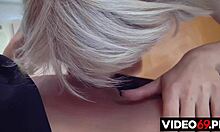 Hardcore casting bang with Polish amateur threesome remastered